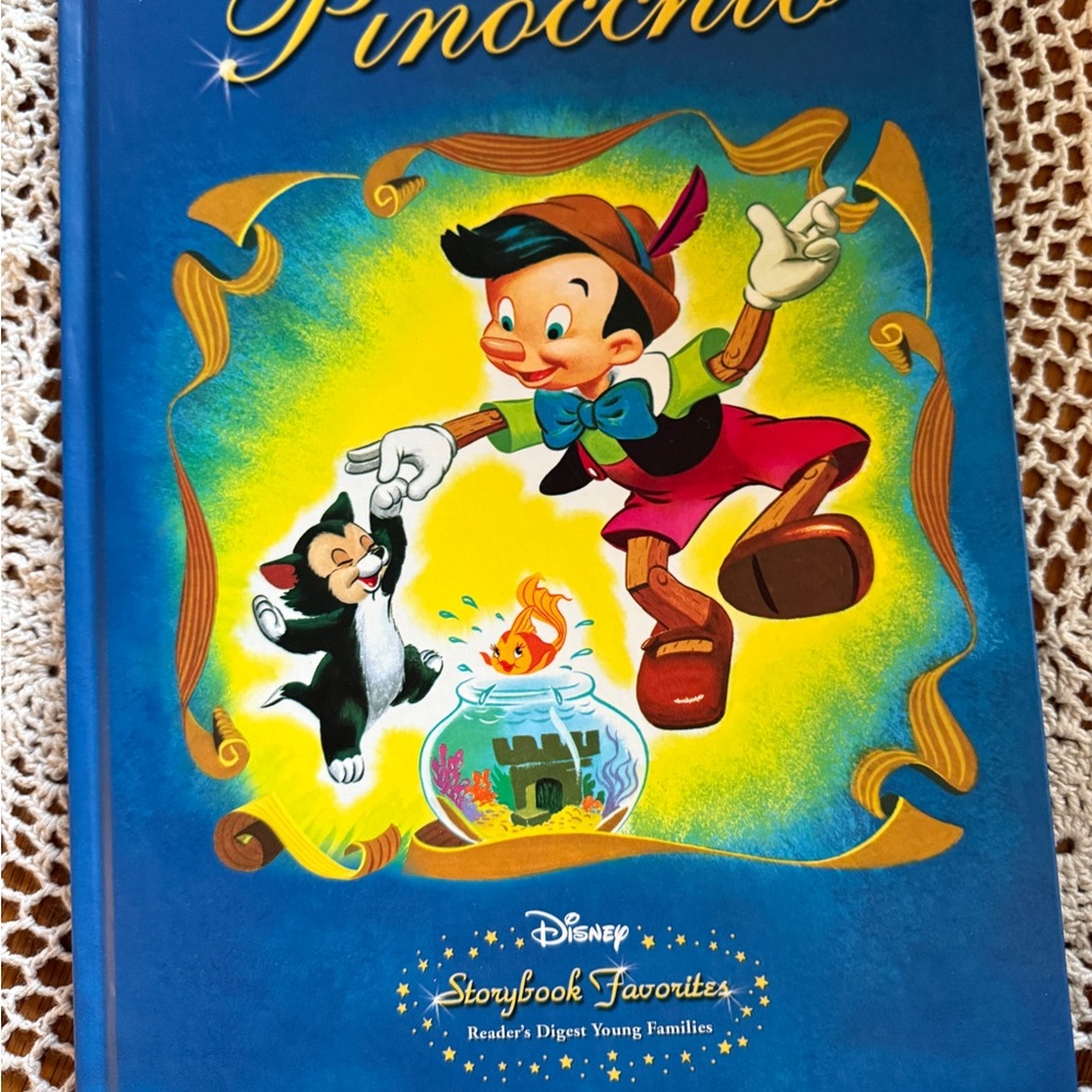 Disney Pinocchio Blue Storybook